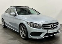 USED 2015 15 MERCEDES-BENZ C-CLASS 2.1 C250 BLUETEC AMG LINE PREMIUM 4d 204 BHP C250 204 BHP, AMG LINE PREMIUM , Panoramic Electric Slide Roof, Black Leather, Striking Iridium silver metallic, 18" Diamond cut alloy AMG  wheels