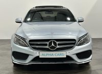 USED 2015 15 MERCEDES-BENZ C-CLASS 2.1 C250 BLUETEC AMG LINE PREMIUM 4d 204 BHP C250 204 BHP, AMG LINE PREMIUM , Panoramic Electric Slide Roof, Black Leather, Striking Iridium silver metallic, 18" Diamond cut alloy AMG  wheels