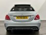 USED 2015 15 MERCEDES-BENZ C-CLASS 2.1 C250 BLUETEC AMG LINE PREMIUM 4d 204 BHP C250 204 BHP, AMG LINE PREMIUM , Panoramic Electric Slide Roof, Black Leather, Striking Iridium silver metallic, 18" Diamond cut alloy AMG  wheels