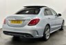 USED 2015 15 MERCEDES-BENZ C-CLASS 2.1 C250 BLUETEC AMG LINE PREMIUM 4d 204 BHP C250 204 BHP, AMG LINE PREMIUM , Panoramic Electric Slide Roof, Black Leather, Striking Iridium silver metallic, 18" Diamond cut alloy AMG  wheels