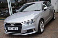 USED 2017 17 AUDI A3 2.0TDi SPORT 5 DOOR 6-SPEED 150 BHP Sat Nav / Rear Parking / &pound;20 Tax