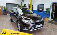 USED 2020 70 MITSUBISHI OUTLANDER 2.4 PHEV DESIGN 5d 222 BHP APP BASED SAT NAV REAR CAMERA VAT Q 1 OWNER MITSUBISHI WARRANTY TILL SEPT 2025