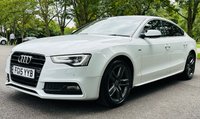 USED 2015 15 AUDI A5 2.0 SPORTBACK TDI S LINE 5d 177 BHP SATELLITE NAVIGATION HEATED FRONT SEATS DAB BLUETOOTH 35 ROAD TAX