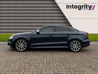 USED 2017 17 AUDI A3 1.6 TDI S LINE 4d 114 BHP NAVIGATION - BLUETOOTH - HEATED SEATS - 18" DIAMOND CUT ALLOYS - TINTED WINDOWS - SMARTPHONE INTEGRATION - BANG AND OLUFSEN AUDIO SYSTEM