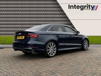 USED 2017 17 AUDI A3 1.6 TDI S LINE 4d 114 BHP NAVIGATION - BLUETOOTH - HEATED SEATS - 18" DIAMOND CUT ALLOYS - TINTED WINDOWS - SMARTPHONE INTEGRATION - BANG AND OLUFSEN AUDIO SYSTEM