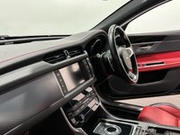 USED 2018 68 JAGUAR XF 2.0 D R-SPORT 4d 177 BHP Low Mileage 32086 Miles, 1 Owner , Santorini black, Ebony / Pimento Leather 19" Black 5035 Style Alloy Wheels, Stylish Jaguar XF R - Sport