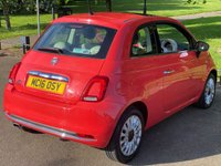USED 2016 16 FIAT 500 1.2 LOUNGE DUALOGIC 3d 69 BHP ***  LOVELY CODITION  ***