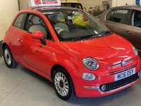 USED 2016 16 FIAT 500 1.2 LOUNGE DUALOGIC 3d 69 BHP ***  LOVELY CODITION  ***