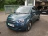 USED 2021 71 FIAT 500E 0.0 ICON 3d 117 BHP ELECTRIC AUTOMATIC SAVE THOUSANDS with this nearly-new all electric automatic Fiat 500e Icon finished in Ocean Green. Only 6,808 miles covered from new by One Owner