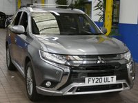 USED 2020 20 MITSUBISHI OUTLANDER 2.4 PHEV DYNAMIC SAFETY 5d 222 BHP APP BASED SAT NAV LEATHER CAMERA PARKING SENSORS 1 OWNER MITSUBISHI WARRANTY TILL MARCH 2025