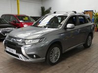 USED 2020 20 MITSUBISHI OUTLANDER 2.4 PHEV DYNAMIC SAFETY 5d 222 BHP APP BASED SAT NAV LEATHER CAMERA PARKING SENSORS 1 OWNER MITSUBISHI WARRANTY TILL MARCH 2025
