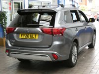 USED 2020 20 MITSUBISHI OUTLANDER 2.4 PHEV DYNAMIC SAFETY 5d 222 BHP APP BASED SAT NAV LEATHER CAMERA PARKING SENSORS 1 OWNER MITSUBISHI WARRANTY TILL MARCH 2025