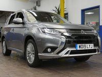 USED 2019 19 MITSUBISHI OUTLANDER 2.4 PHEV JURO 5d 207 BHP APP BASED SAT NAV REAR CAMERA VAT Q 1 OWNER MITSUBISHI WARRANTY TILL JUNE 2024