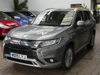 USED 2019 19 MITSUBISHI OUTLANDER 2.4 PHEV JURO 5d 207 BHP APP BASED SAT NAV REAR CAMERA VAT Q 1 OWNER MITSUBISHI WARRANTY TILL JUNE 2024