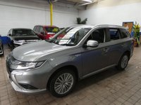 USED 2019 19 MITSUBISHI OUTLANDER 2.4 PHEV JURO 5d 207 BHP APP BASED SAT NAV REAR CAMERA VAT Q 1 OWNER MITSUBISHI WARRANTY TILL JUNE 2024
