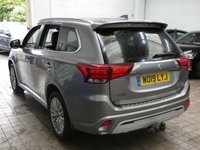 USED 2019 19 MITSUBISHI OUTLANDER 2.4 PHEV JURO 5d 207 BHP APP BASED SAT NAV REAR CAMERA VAT Q 1 OWNER MITSUBISHI WARRANTY TILL JUNE 2024