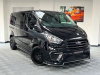 USED 2022 22 FORD TRANSIT CUSTOM 320 LIMITED DCIV ECOBLUE 183 BHP MOTION R / REAR LEATHER SEATS