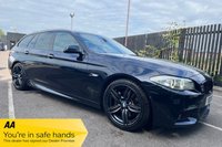 USED 2012 12 BMW 5 SERIES 3.0 530D M SPORT TOURING 5d 255 BHP PRESTIGE 5DR SPORTY DIESEL ESTATE