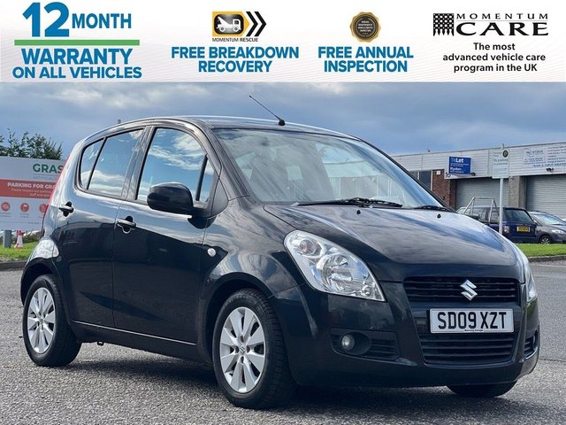 2009 09 SUZUKI SPLASH 1.2 GLS PLUS 5d 86 BHP GREAT EXAMPLE OF AUTOMATIC PETROL +  8 SERVICE STAMPS +  ULEZ COMPLIANT +  LOW MILEAGE +  15" ALLOY WHEELS +  MP3 CD PLAYER +