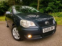 USED 2009 59 VOLKSWAGEN POLO 1.2 MATCH 5d 68 BHP AIRCON//ALLOYS//70 HP MODEL//X10 SERVICE STAMPS//60/40 SPLIT SEATS//JUST SERVICED BY US WITH NEW FRONT BRAKES AND PART EXHAUST 68 BHP AIRCON//ALLOYS//70 HP MODEL//X10 SERVICE STAMPS//60/40 SPLIT SEATS//JUST SERVICED BY US WITH NEW FRONT BRAKES AND PART EXHAUST