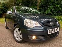 USED 2009 59 VOLKSWAGEN POLO 1.2 MATCH 5d 68 BHP AIRCON//ALLOYS//70 HP MODEL//X10 SERVICE STAMPS//60/40 SPLIT SEATS//JUST SERVICED BY US WITH NEW FRONT BRAKES AND PART EXHAUST 68 BHP AIRCON//ALLOYS//70 HP MODEL//X10 SERVICE STAMPS//60/40 SPLIT SEATS//JUST SERVICED BY US WITH NEW FRONT BRAKES AND PART EXHAUST