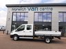 USED 2023 23 FORD TRANSIT 2.0 350 L4 XLWB DROPSIDE 130PS AIRCON DELIVERY MILEAGE CREW CAB- AIR CON
