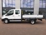 USED 2023 23 FORD TRANSIT 2.0 350 L4 XLWB DROPSIDE 130PS AIRCON DELIVERY MILEAGE CREW CAB- AIR CON