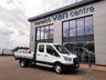 USED 2023 23 FORD TRANSIT 2.0 350 L4 XLWB DROPSIDE 130PS AIRCON DELIVERY MILEAGE CREW CAB- AIR CON