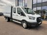 USED 2023 23 FORD TRANSIT 2.0 350 L4 XLWB DROPSIDE 130PS AIRCON DELIVERY MILEAGE CREW CAB- AIR CON