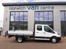 USED 2023 23 FORD TRANSIT 2.0 350 L4 XLWB DROPSIDE 130PS AIRCON DELIVERY MILEAGE CREW CAB- AIR CON