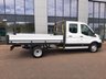 USED 2023 23 FORD TRANSIT 2.0 350 L4 XLWB DROPSIDE 130PS AIRCON DELIVERY MILEAGE CREW CAB- AIR CON