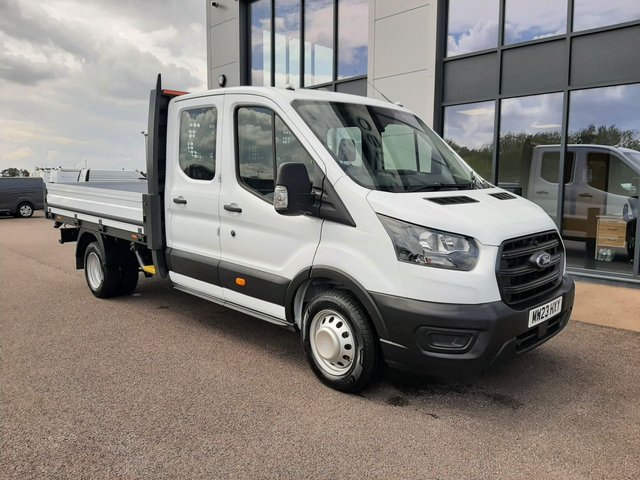 2023 23 Ford Transit 2.0 350 L4 XLWB DROPSIDE 130PS AIRCON