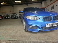 USED 2016 66 BMW 2 SERIES 2.0 220D M SPORT 2d 188 BHP Only &pound;35 Road Tax