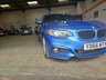 USED 2016 66 BMW 2 SERIES 2.0 220D M SPORT 2d 188 BHP Only &pound;35 Road Tax