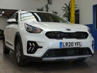 USED 2020 20 KIA NIRO 1.6 2 5d 104 BHP APPLE ANDROID CARPLAY PART LEATHER REAR VIEW CAMERA 1 OWNER KIA WARRANTY TILL MARCH 2027