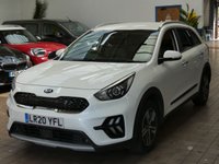 USED 2020 20 KIA NIRO 1.6 2 5d 104 BHP APPLE ANDROID CARPLAY PART LEATHER REAR VIEW CAMERA 1 OWNER KIA WARRANTY TILL MARCH 2027