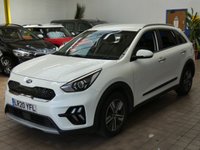 USED 2020 20 KIA NIRO 1.6 2 5d 104 BHP APPLE ANDROID CARPLAY PART LEATHER REAR VIEW CAMERA 1 OWNER KIA WARRANTY TILL MARCH 2027