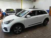USED 2020 20 KIA NIRO 1.6 2 5d 104 BHP APPLE ANDROID CARPLAY PART LEATHER REAR VIEW CAMERA 1 OWNER KIA WARRANTY TILL MARCH 2027