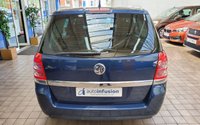 USED 2012 12 VAUXHALL ZAFIRA 1.8 DESIGN 5d 138 BHP LOW MILEAGE. EXCELLENT SERVICE HISTORY. 7 SEATS, PETROL. CAZ  ULEZ COMPLIANT