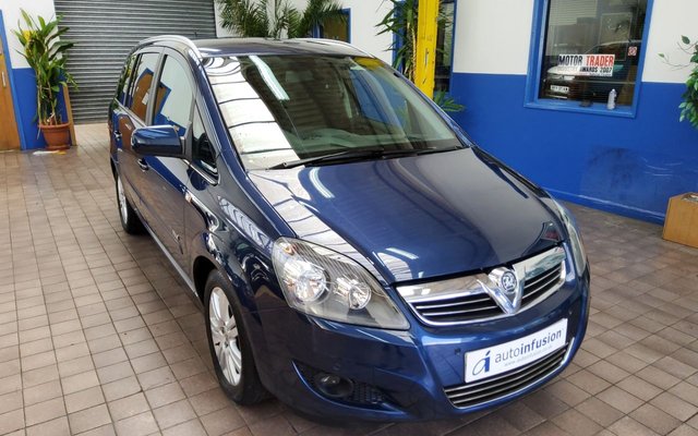 2012 12 Vauxhall Zafira 1.8 DESIGN 5d 138 BHP