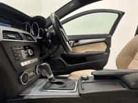 USED 2013 13 MERCEDES-BENZ C-CLASS 1.6 C180 BLUEEFFICIENCY AMG SPORT 2d 154 BHP Striking Ivory Leather, Panoramic Electric Slide Roof,