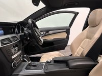 USED 2013 13 MERCEDES-BENZ C-CLASS 1.6 C180 BLUEEFFICIENCY AMG SPORT 2d 154 BHP Striking Ivory Leather, Panoramic Electric Slide Roof,