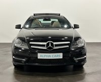 USED 2013 13 MERCEDES-BENZ C-CLASS 1.6 C180 BLUEEFFICIENCY AMG SPORT 2d 154 BHP Striking Ivory Leather, Panoramic Electric Slide Roof,