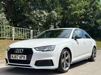 USED 2017 67 AUDI A4 1.4 TFSI BLACK EDITION 4d 148 BHP HEATED STEERING + FSH