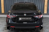 USED 2022 22 ALFA ROMEO GIULIA 2.9 V6 BITURBO QUADRIFOGLIO 4d 503 BHP 1 OWNER STUNNING CAR, SERVICE PACK AND EXTENDED WARRANTY, VULCANO METALLIC BLACK, REV CAMERA, CARBON EXT PACK, CRUISE CONTROL, GREAT FINANCE DEALS, GENEROUS PART EXCHANGE.