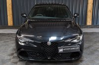USED 2022 22 ALFA ROMEO GIULIA 2.9 V6 BITURBO QUADRIFOGLIO 4d 503 BHP 1 OWNER STUNNING CAR, SERVICE PACK AND EXTENDED WARRANTY, VULCANO METALLIC BLACK, REV CAMERA, CARBON EXT PACK, CRUISE CONTROL, GREAT FINANCE DEALS, GENEROUS PART EXCHANGE.