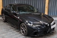 USED 2022 22 ALFA ROMEO GIULIA 2.9 V6 BITURBO QUADRIFOGLIO 4d 503 BHP 1 OWNER STUNNING CAR, SERVICE PACK AND EXTENDED WARRANTY, VULCANO METALLIC BLACK, REV CAMERA, CARBON EXT PACK, CRUISE CONTROL, GREAT FINANCE DEALS, GENEROUS PART EXCHANGE.