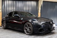 USED 2022 22 ALFA ROMEO GIULIA 2.9 V6 BITURBO QUADRIFOGLIO 4d 503 BHP 1 OWNER STUNNING CAR, SERVICE PACK AND EXTENDED WARRANTY, VULCANO METALLIC BLACK, REV CAMERA, CARBON EXT PACK, CRUISE CONTROL, GREAT FINANCE DEALS, GENEROUS PART EXCHANGE.
