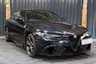 USED 2022 22 ALFA ROMEO GIULIA 2.9 V6 BITURBO QUADRIFOGLIO 4d 503 BHP 1 OWNER STUNNING CAR, SERVICE PACK AND EXTENDED WARRANTY, VULCANO METALLIC BLACK, REV CAMERA, CARBON EXT PACK, CRUISE CONTROL, GREAT FINANCE DEALS, GENEROUS PART EXCHANGE.