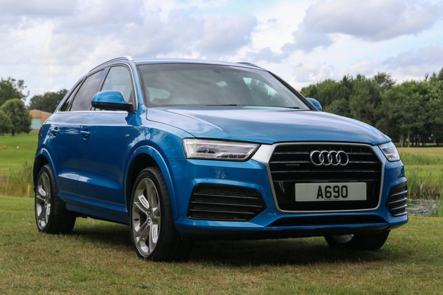 2016 66 Audi Q3 2.0 TDI (150) Quattro S Line Plus 5dr 6 Speed Manual Euro 6 (AUDI MMI Navigation, Suede/Leather, Parking Sensors)